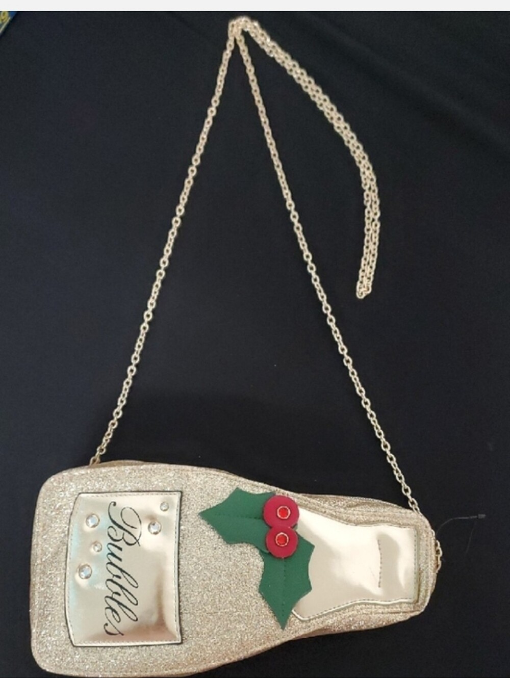 Champagne Bottle Crossbody Bag, NWOT - Picture 2 of 4